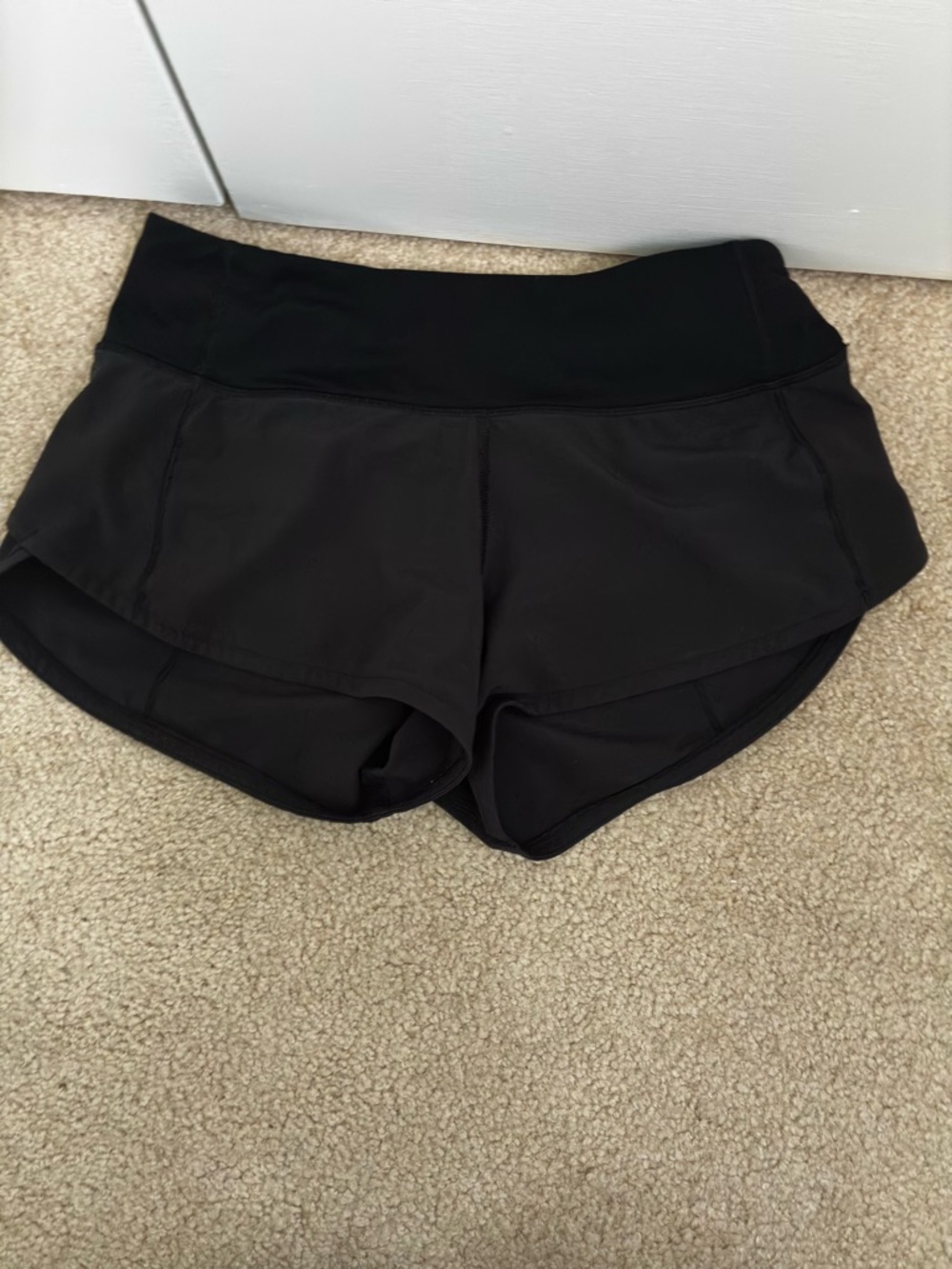 lululemon speed Up Black Women's Athletic Shorts